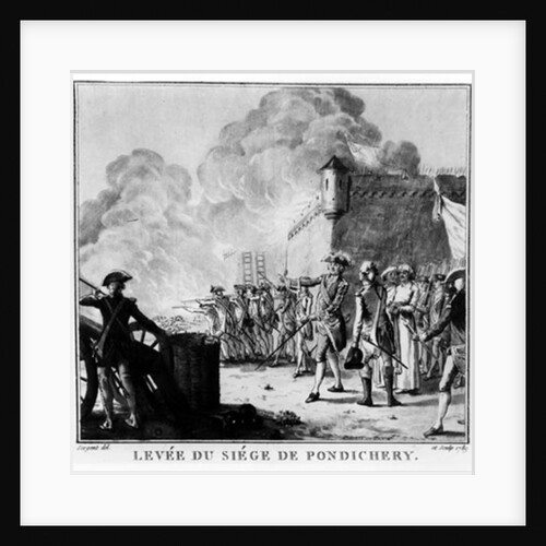 The Raising of the Siege of Pondicherry, 1789 by Antoine Louis Francois Sergent-Marceau (after)