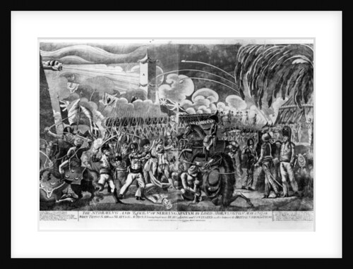 The Storming and Capture of Seringapatam by Lord Mornington by English School
