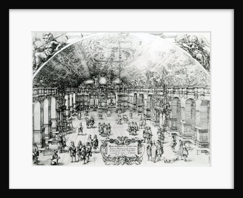 View of the Interior of the Lusthaus in Stuttgart, 1619 by German School