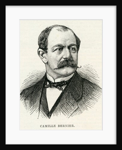 Camille Bernier from the 'Illustrated London News', May 1884 by English School