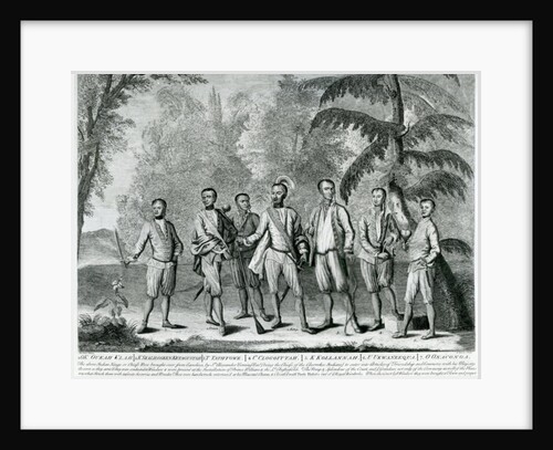 Cherokee Chiefs from Carolina, c.1730 by English School