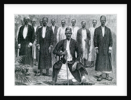 Sekebobo Chief of Chagwe, Mtesa Chief of Uganda, Chambarango and Pokino the Prime Minister by English School