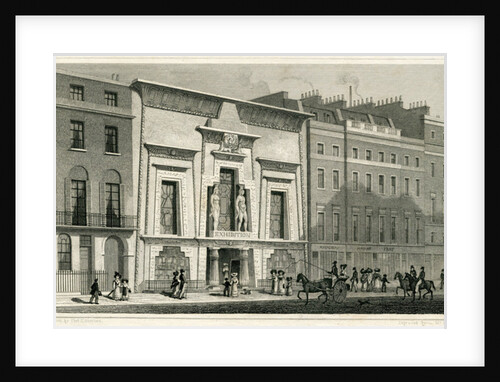 The Egyptian Hall, Piccadilly, 1828 by English School