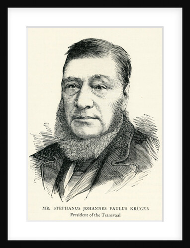 Stephanus Johannes Paulus Kruger Illustration for The Graphic, 17 November 1883 by English School