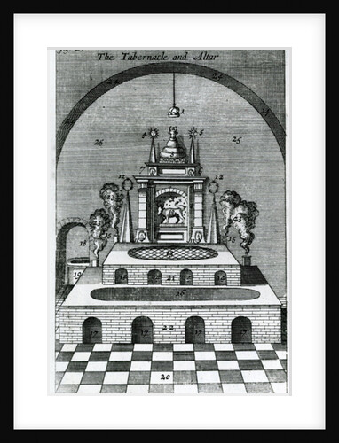 The Tabernacle and Altar by English School