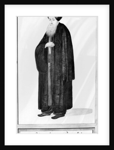 Chachan Bachi, the Chief Rabbi of İstanbul , c.1790 by Ottoman School