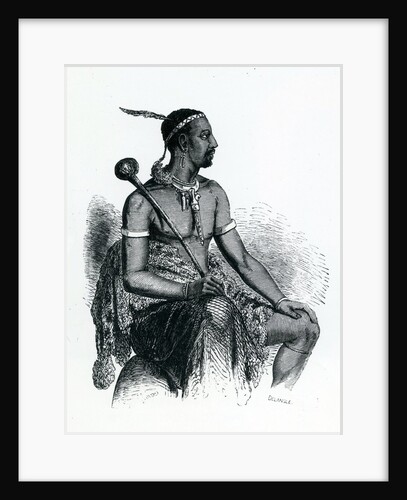 King Moshoeshoe I 1833 by French School