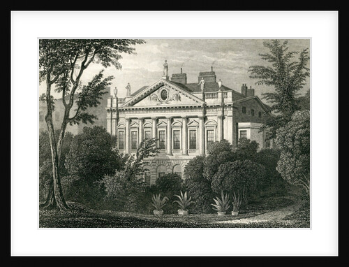 Earl Spencer's House, Green Park, 1829 by Thomas Hosmer (after) Shepherd