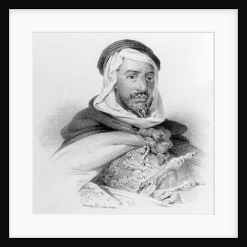 Hadgi Abd-El-Kader Ben Heideen, 1842 by English School