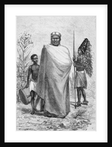 Sina, Sultan of Kibosho and a Warrior by French School