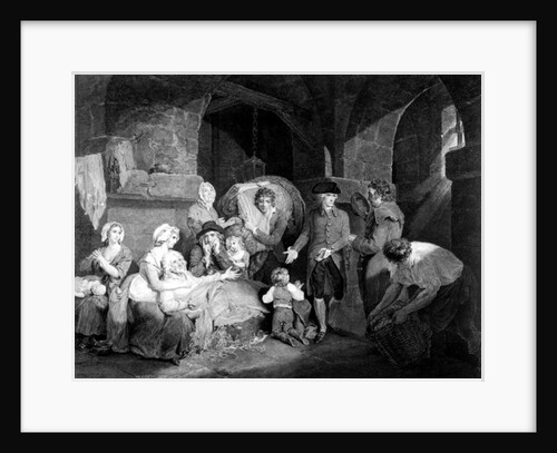 John Howard Esq. Visiting and Relieving the Miseries of a Prison by Francis Wheatley (after)