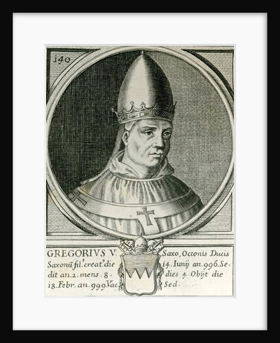 Pope Gregory V by English School