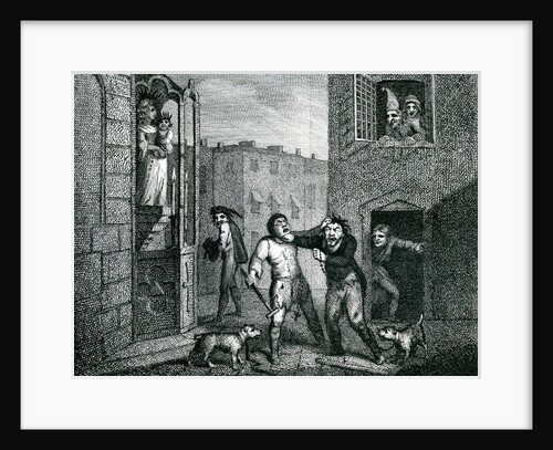 The Blind Beggars Hats 'The Wit's Magazine' 1784 by Samuel Collings