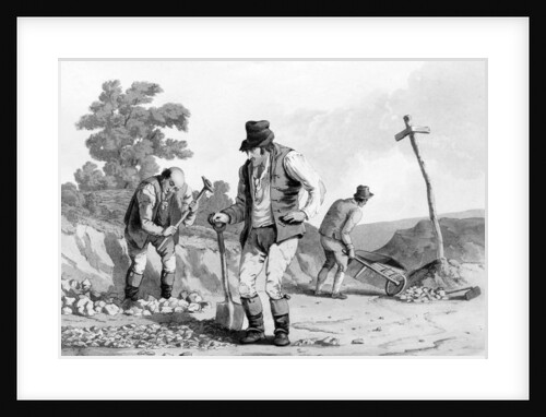 Road Menders, 1812 by Daniel and Robert Havell