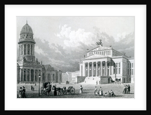 The Concert Hall, Berlin, 1833 by German School