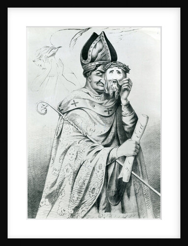 Caricature of Pope Pius IX, 1852 by Dutch School
