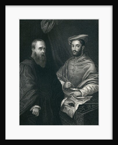 Cardinal Hippolito De Medici and Sebastiano Del Piombo by Sebastiano del Piombo