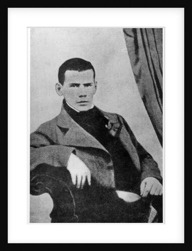 Lev Nikolaevich Tolstoy as a student by Russian Photographer