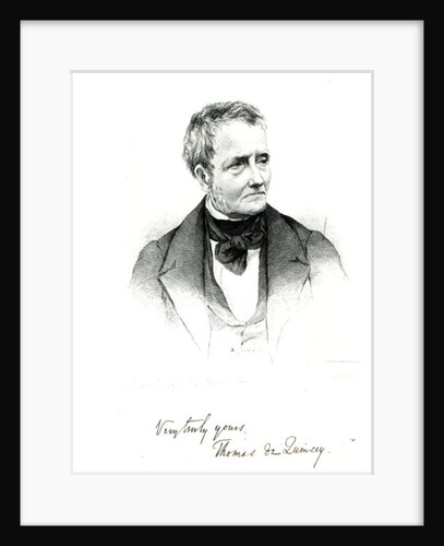 Thomas de Quincey by Francis Croll