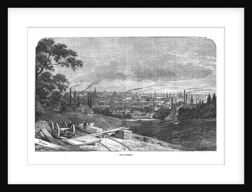View of Manchester by English School
