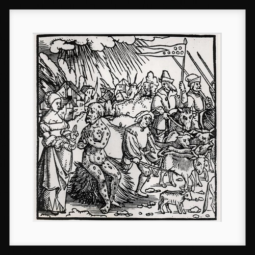 The Black Death, 1348 by English School