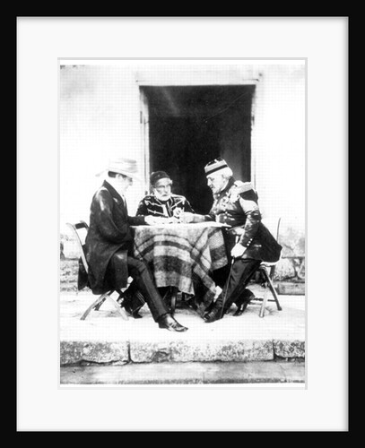 Lord Raglan, Omar Pasha and General Pelissier, Crimea, 1855 by Roger Fenton