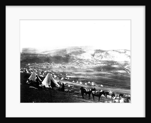 Allied Encampment, Crimea, c.1855 by Roger Fenton