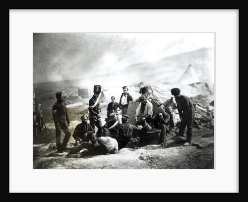Soldiers in the Crimea, c.1855 by Roger Fenton