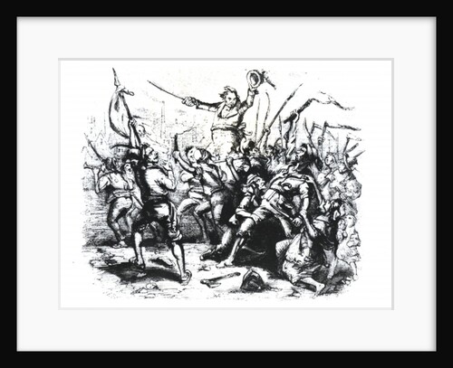 Luddite Rioters, 1813 by Hablot Knight Browne