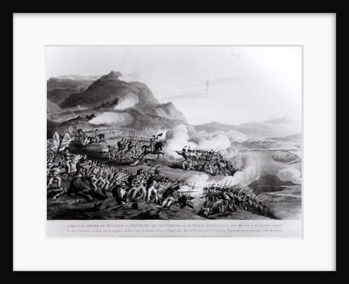 A View of the Serra de Busacco at San Antonio de Cantara showing the attack by Marshal Reigniers upon the British and Portuguese forces under Lt. General Sir Thomas Picton by Thomas Staunton St. Clair