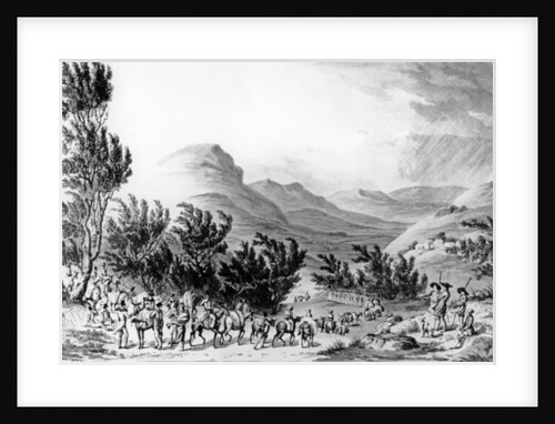 Serra de Estrella or de Neve, the March of Baggage Following the Army, May 16th 1811 by Thomas Staunton St. Clair