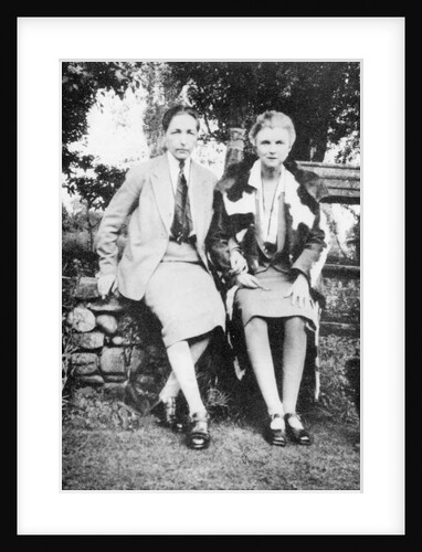 Radclyffe Hall and Una Troubridge in Edy Craig's Garden at Smallhythe, 1931 by English Photographer