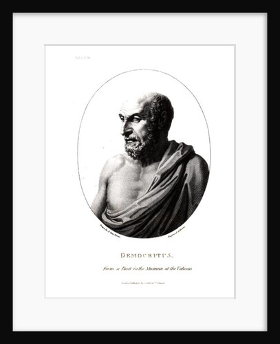 Democritus, engraved from a bust in the Vatican Museum by Alexander Day