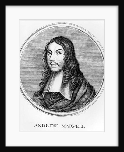 Andrew Marvell engraved by Thomas Bonner by English School