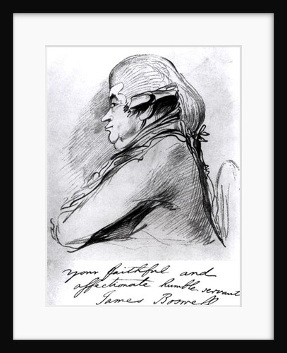 James Boswell, c.1790-95 by Thomas Lawrence