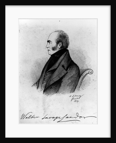 Walter Savage Landor by Alfred d' Orsay