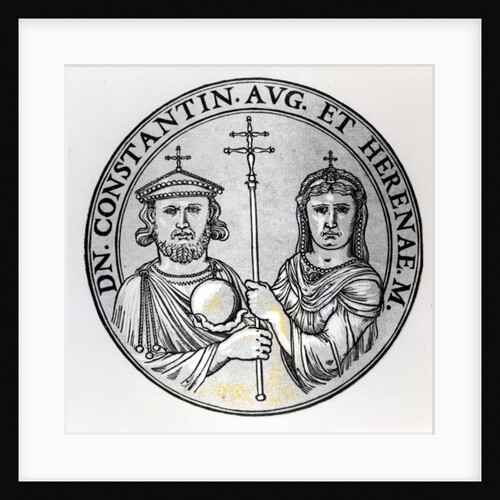 Constantine VI and his Mother Irene by Anonymous