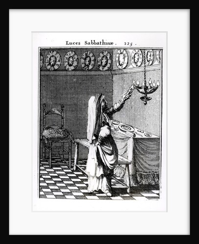 The Lighting of the Sabbath Candles by English School