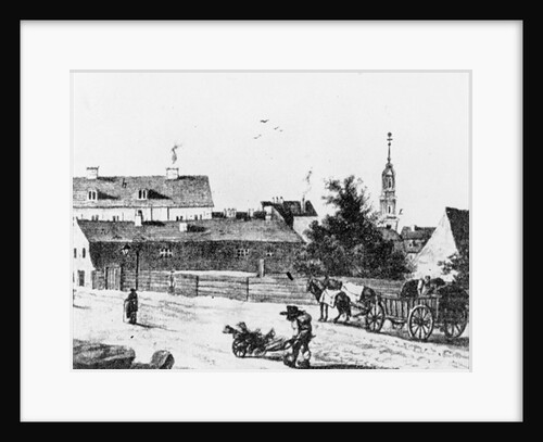 Lodging at the Rosenthaler gate by School German