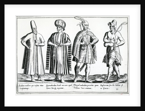Variations of dress in the Eastern Mediterranean area, 1577 by Abraham de Bruyn