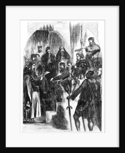 Wallace Crowned with Laurel in Westminster Hall by English School