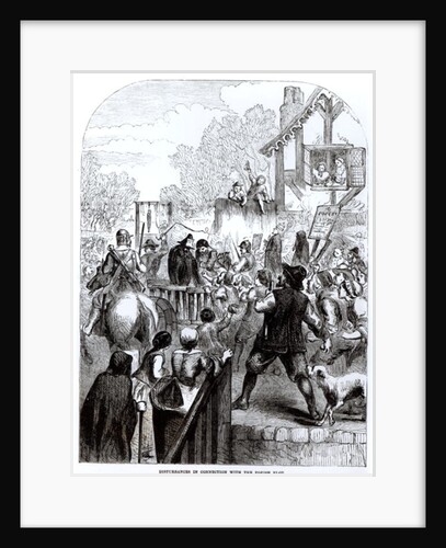 Disturbances in Connection with the Popish Plot by English School