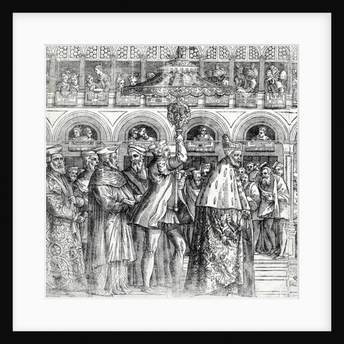 Dogal Procession, c.1555-60 (detail of 476245 by Matteo Pagani