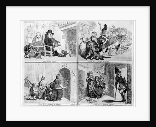 John Bull's Progress by James Gillray