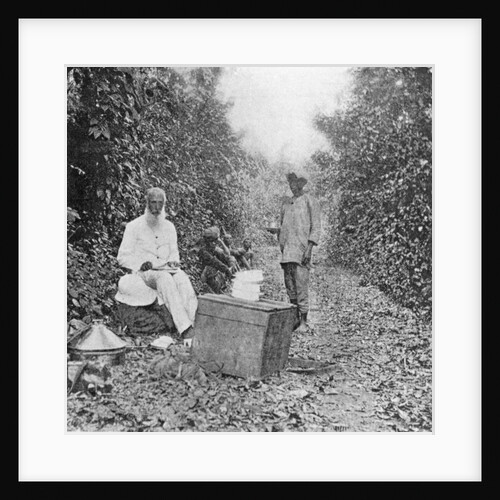 Mid-day halt on the march by English Photographer