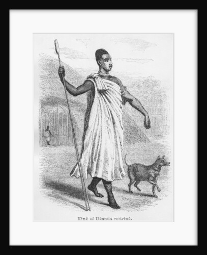 The King of Uganda retiring by John Hanning Speke