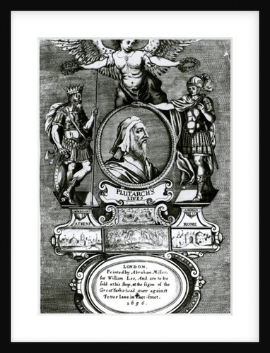 Frontispiece of 'Plutarch's Lives' by Plutarch, pub. in 1656 by Francis Barlow