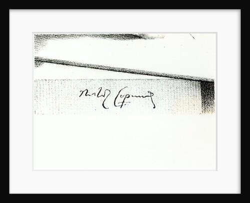 Signature of Nicolaus Copernicus by Anonymous