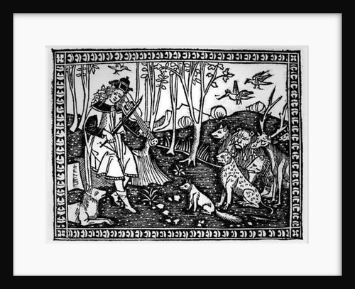 Orpheus Playing to the Animals, 1500 by Italian School
