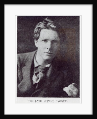 Portrait of Rupert Brooke by English Photographer